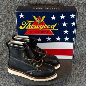Thorogood American Heritage 6" Moc Toe Safety Boots Men's 8 D